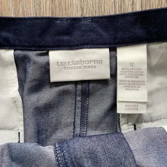 Liz Claiborne Blue Skirt Size 12 - Picture 7 of 14